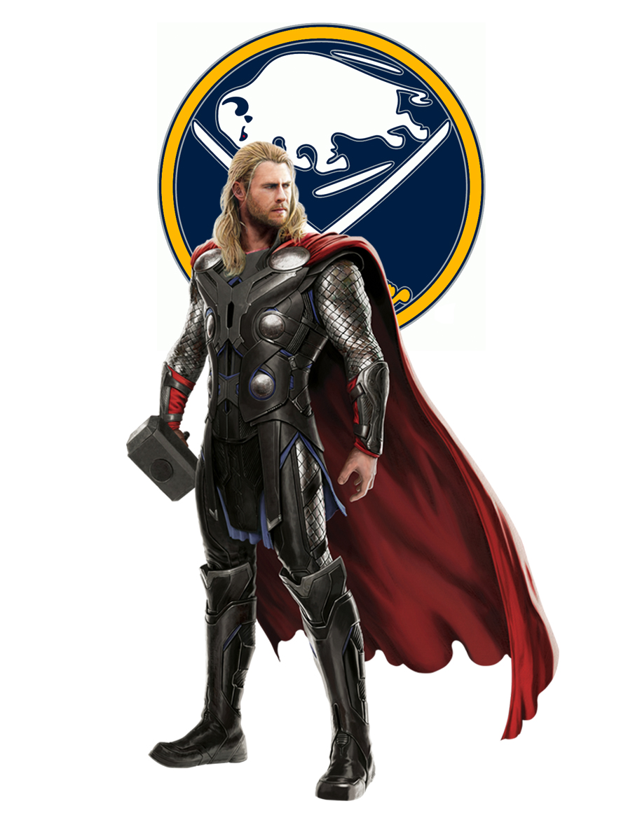 Buffalo Sabres Thor Logo vinyl decal